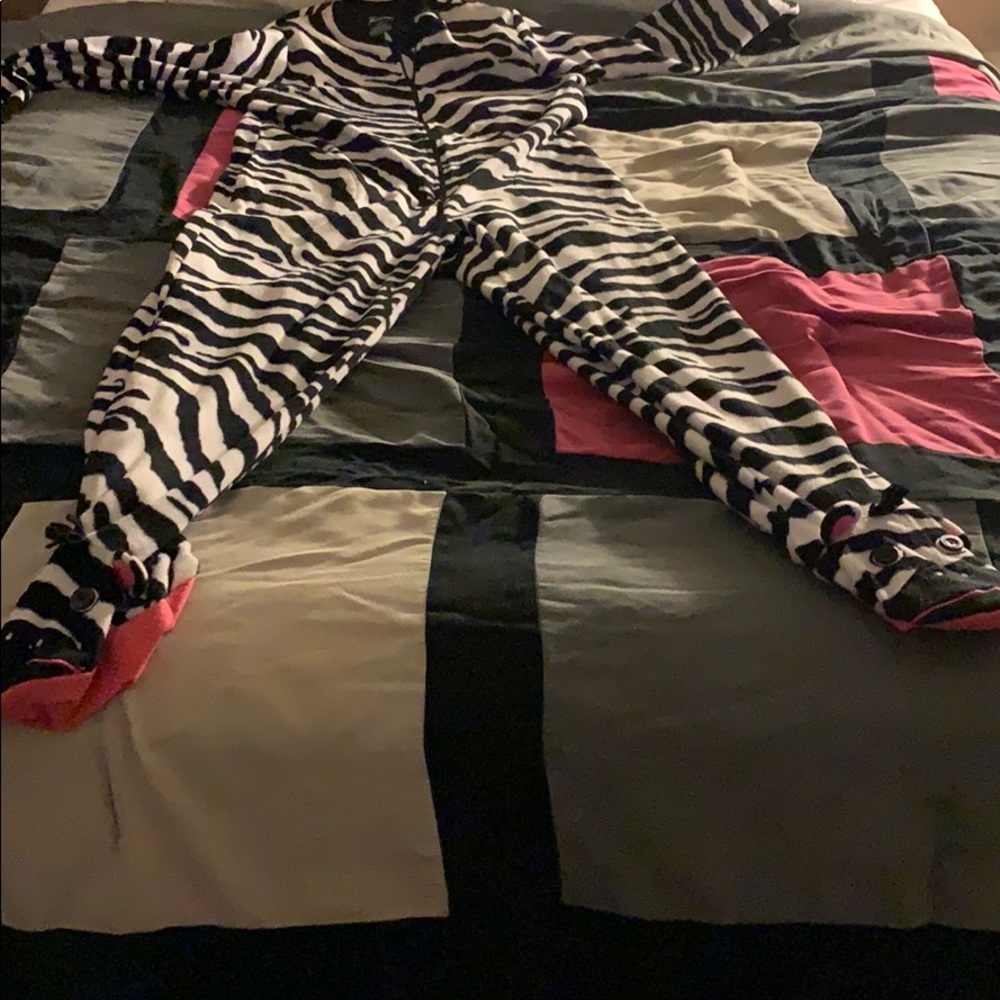 Zines Print  Onesie with footies